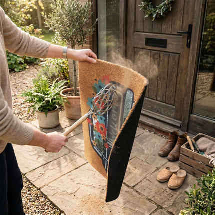 Coir Doormat, Non-Slip, 60x40 cm, Coconut Fibre