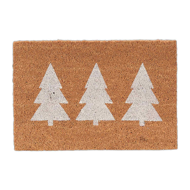 Coir Doormat – Pine Tree Design, Indoor/Outdoor Use