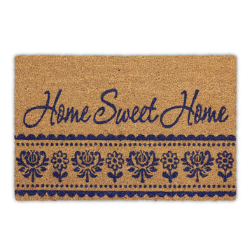 Coir Doormat with Slip-Resistant PVC Backing