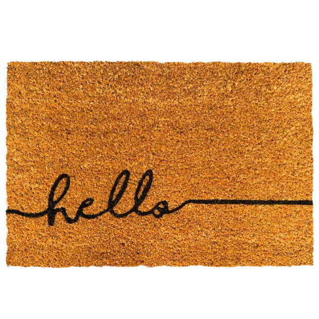 Coir Welcome Doormat, Non-Slip, 60x40 cm