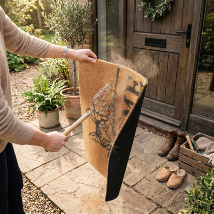 Coir Welcome Doormat, Non-Slip, 60x40 cm