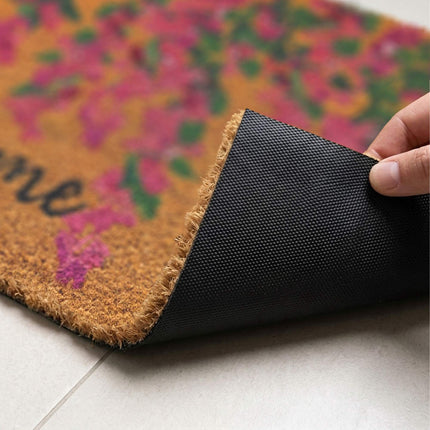 Coir Welcome Doormat, Non-Slip, 60x40 cm