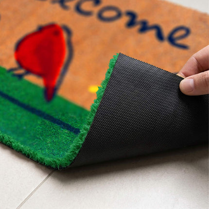 Coir Welcome Doormat, Non-Slip, 60x40 cm