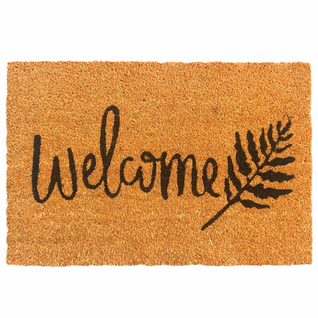 Coir Welcome Doormat, Non-Slip, 60x40 cm, Outdoor/Indoor