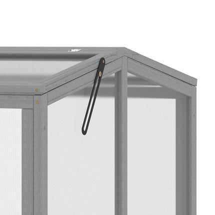 Cold Frame Greenhouse – Wood & Polycarbonate, 90x80x58 cm