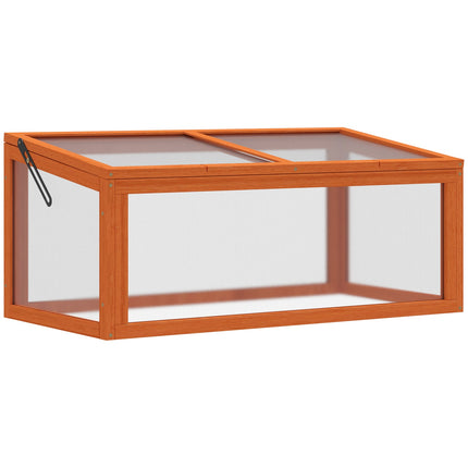 Wooden cold frame Greenhouse, weatherproof, 90x46x40 cm