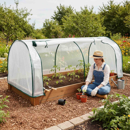 Cold Frame with PE Film for Raised Beds and Early Crops