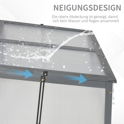 Mini greenhouse with UV protection, Winterproof, 100x65x40 cm