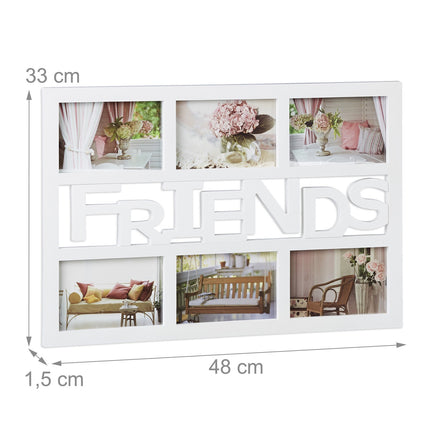 Collage frame Friends 6 pictures