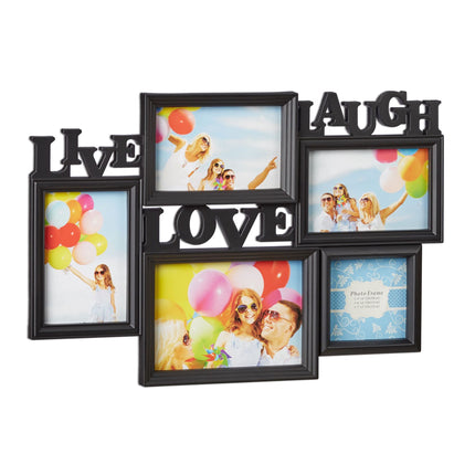 Collage frame Live Love Laugh