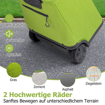 Collapsible 50L Shopping Trolley with Adjustable Handle