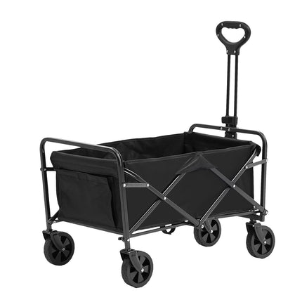 Collapsible Folding Wagon Cart, 220 lb, All-Terrain Wheels