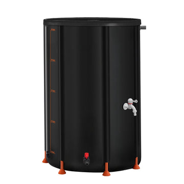 Collapsible Rain Barrel 66 Gallon, 500D PVC, Spigot Kit
