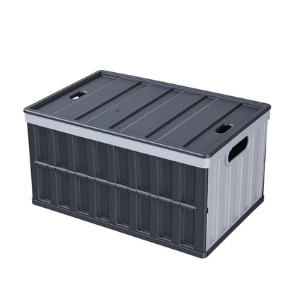 Collapsible Storage Bins With Lids, 65L, 3-Pack