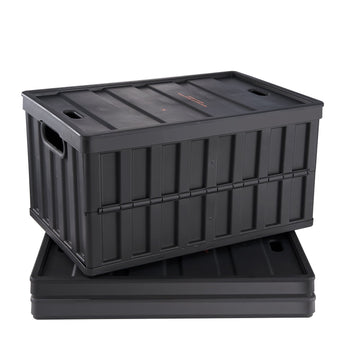 Collapsible Storage Bins with Lids, 65L, 3-Pack