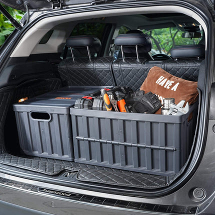 Collapsible Storage Bins with Lids, 65L, 3-Pack
