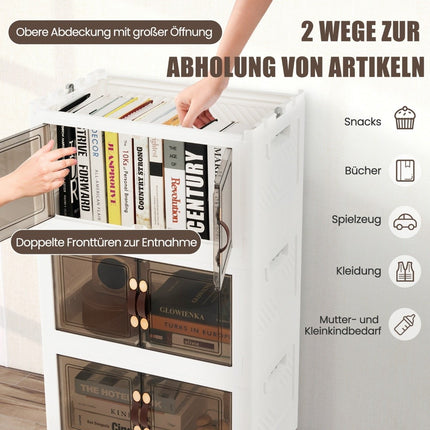 Collapsible Storage Box Set with Lids, 316L, 5-Pack