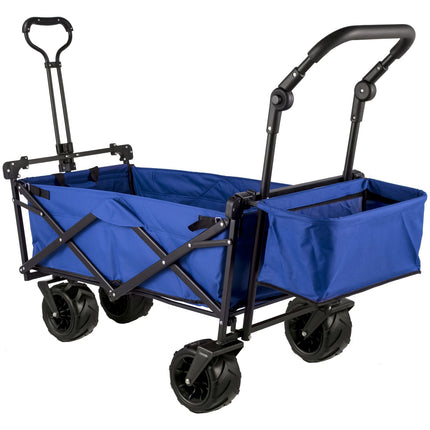 Collapsible Wagon With Canopy, 220 lb, All-Terrain Wheels