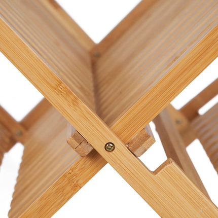 Collapsible bamboo drain pipe