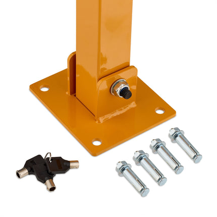 Collapsible barrier post