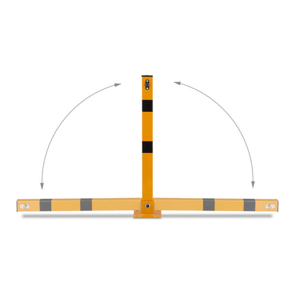 Collapsible barrier post