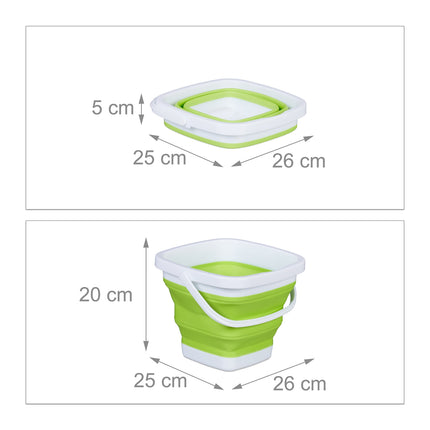 Collapsible bucket 5 litres