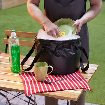 Collapsible bucket for camping 15 liters