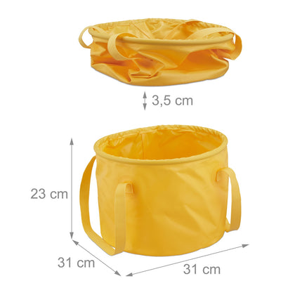 Collapsible bucket for camping 15 liters