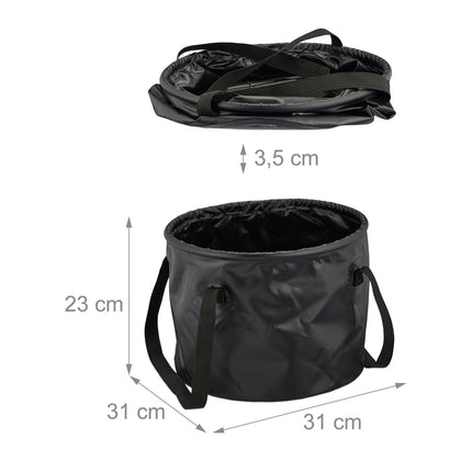 Collapsible bucket for camping 15 litres