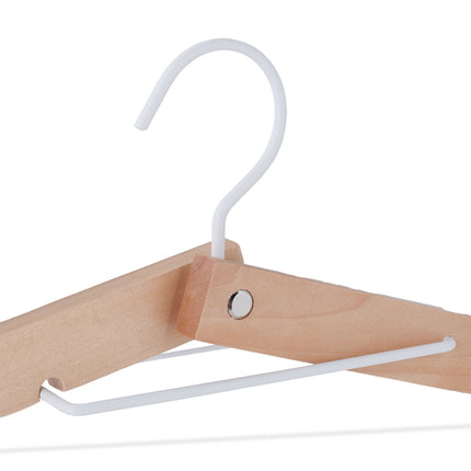 Collapsible clothes hanger set of 5