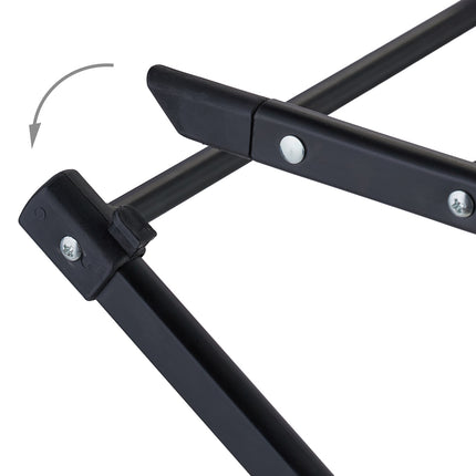 Collapsible clothes hanger with 50 clips