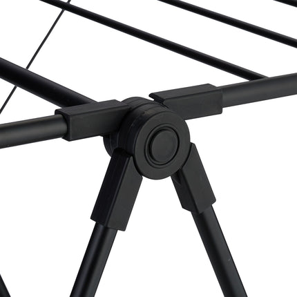 Collapsible clothes horse with multiple pairs