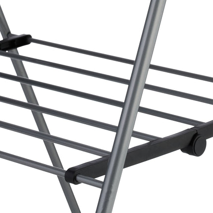 Collapsible clothes horse with wings