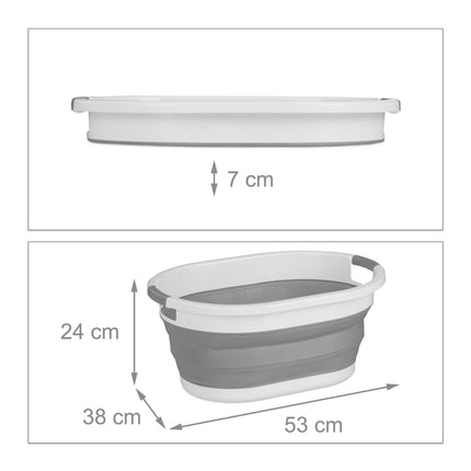Collapsible laundry basket 22 liters