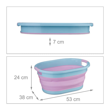 Collapsible laundry basket 22 liters