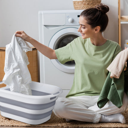 Collapsible laundry basket 35 litres