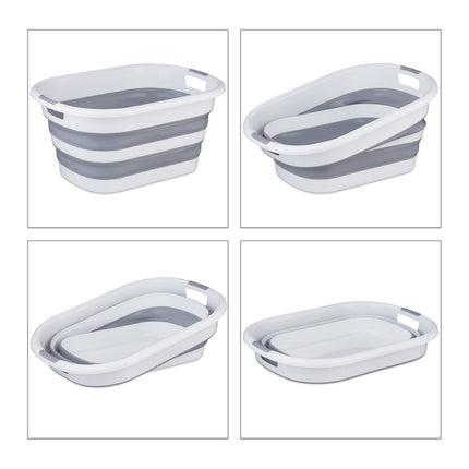 Collapsible laundry basket 35 litres