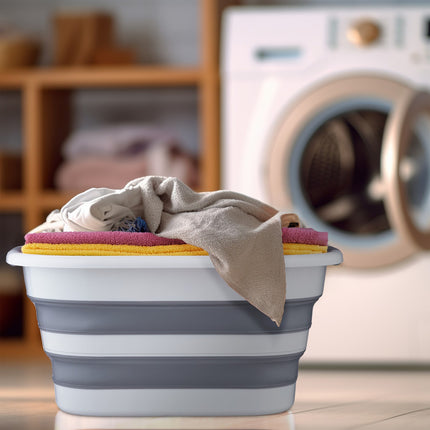 Collapsible laundry basket 35 litres