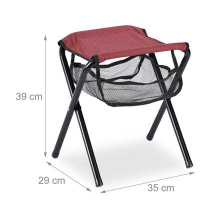 Collapsible pallet up to 120 kg red