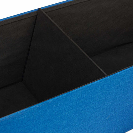 Collapsible storage bench linen fabric
