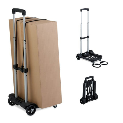 Collapsible transport trolley