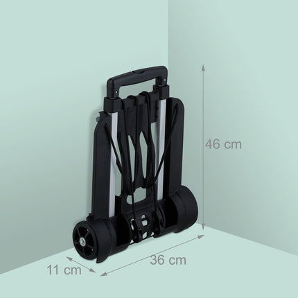 Collapsible transport trolley