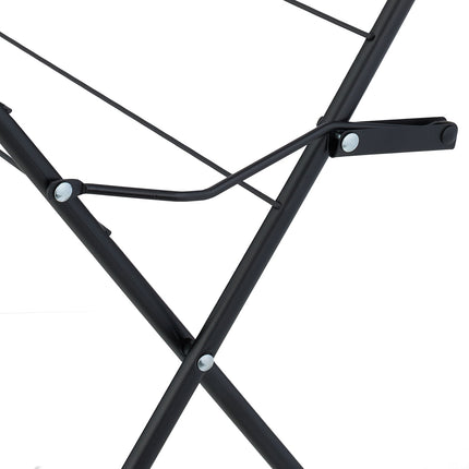 Collapsible washing rack with 50 clips