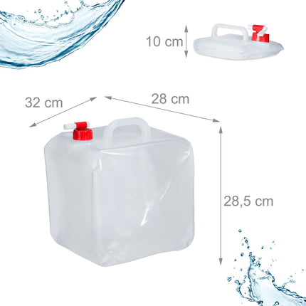 Collapsible water can Set of 3 20 l