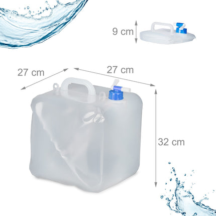 Collapsible water can Set of 4 20 l