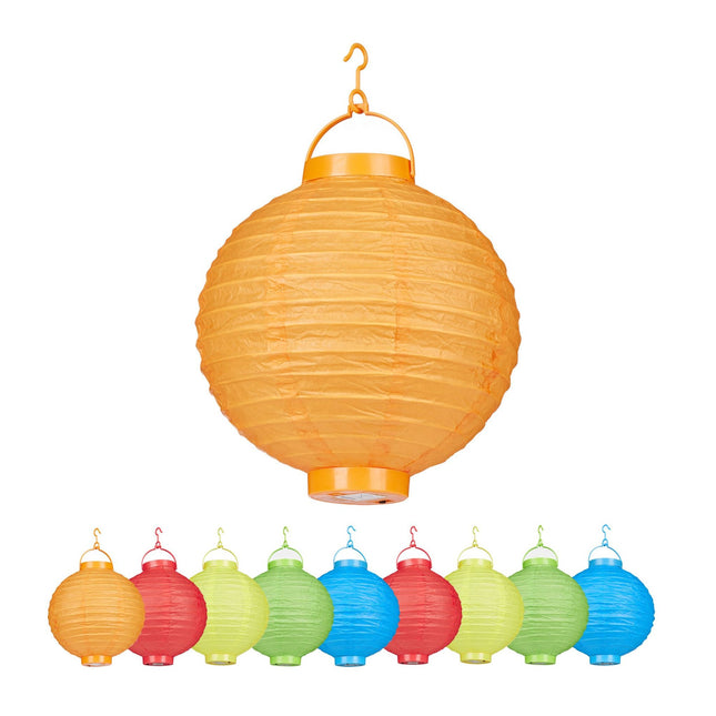 Colorful LED lanterns 10 pcs