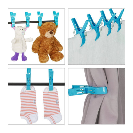 Colorful clips for beach towels - 16 pcs