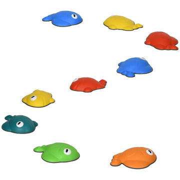 Colorful non-slip stacking stones, set of 9 - Holds 80 kg
