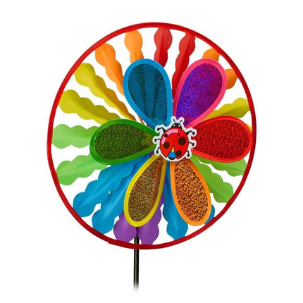 Colorful windmill for bird repellers