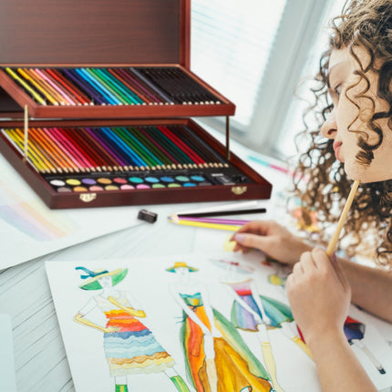 Coloring case deluxe for adults